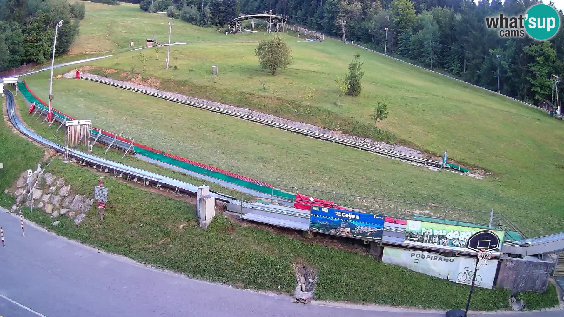 Celjska Koča – Blick vom Hotel