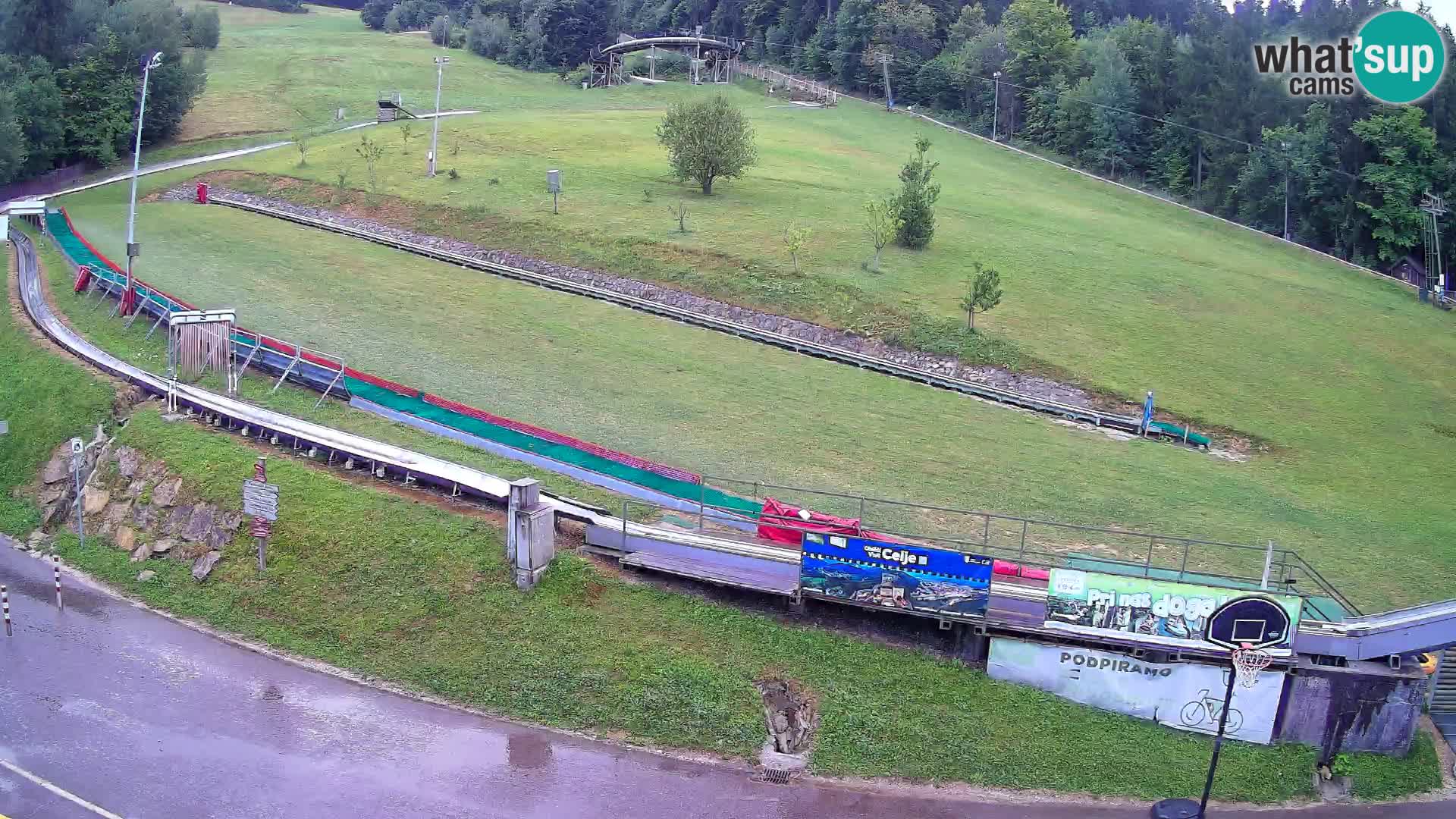 Celjska Koča – Blick vom Hotel