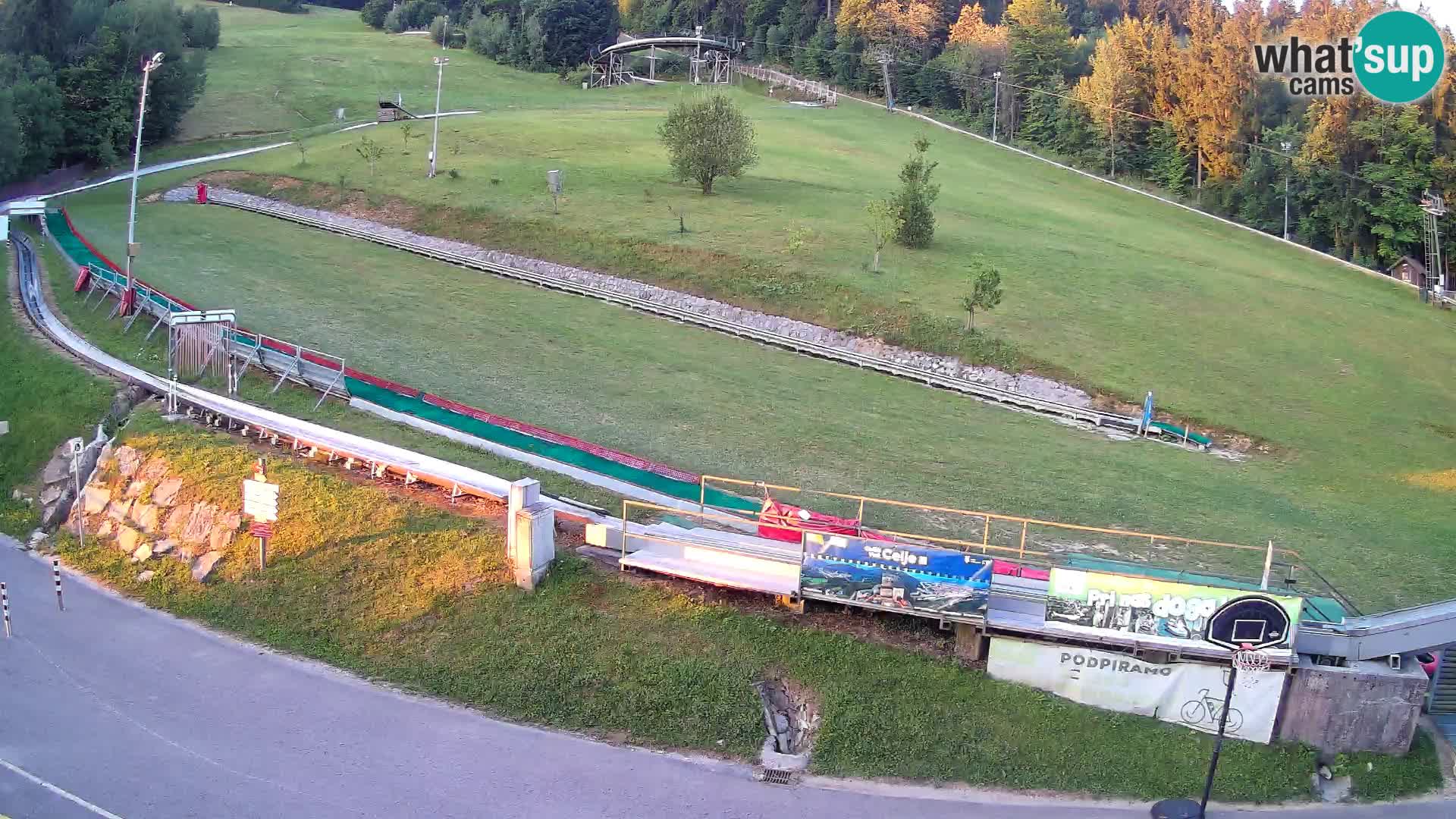 Celjska Koča – Blick vom Hotel