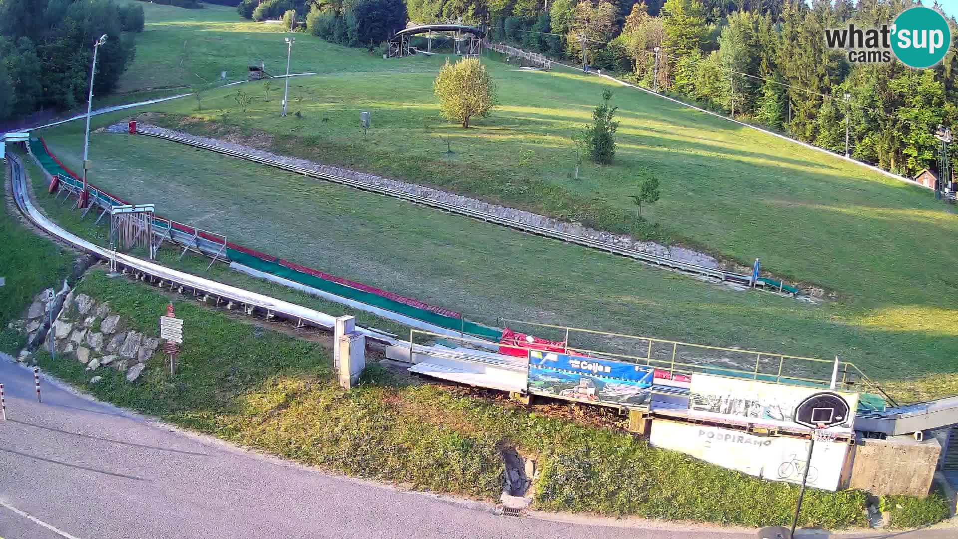 Celjska Koča – Blick vom Hotel