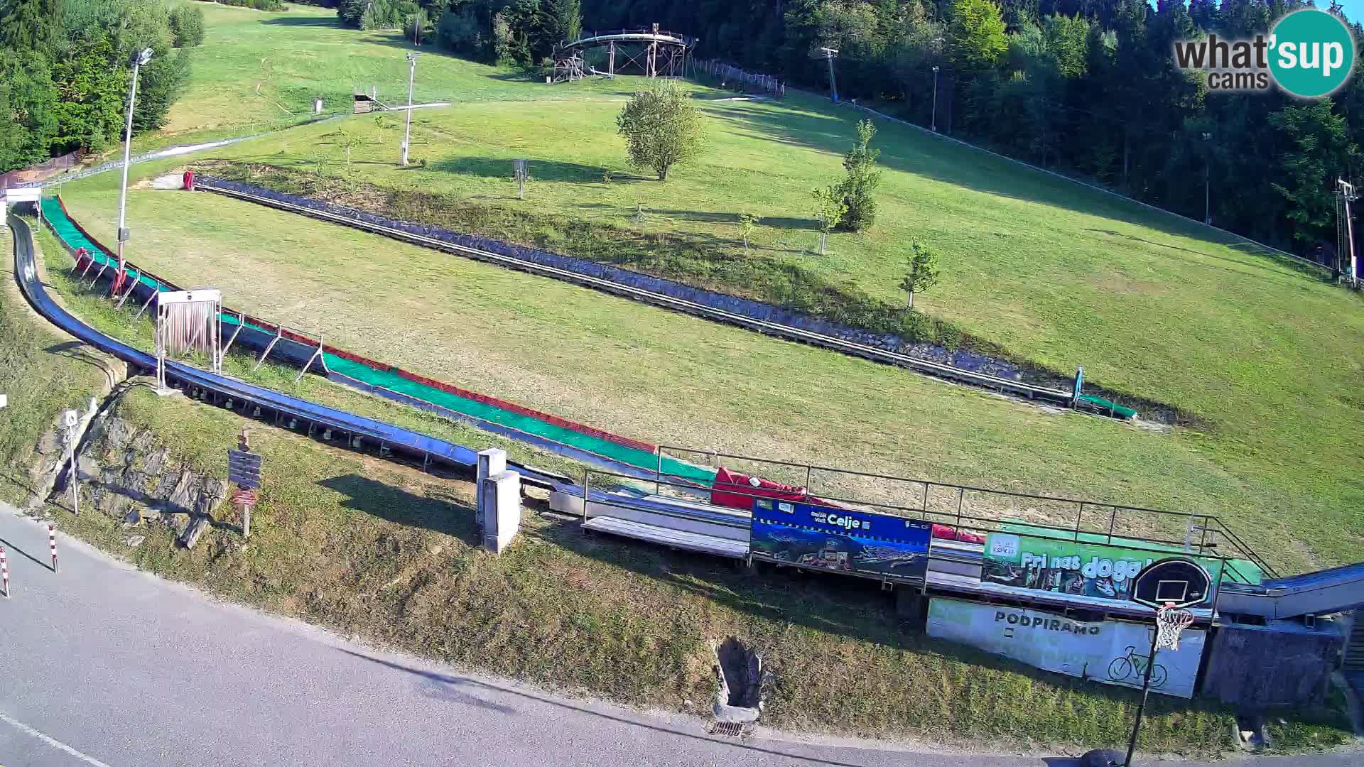Celjska Koča – Blick vom Hotel