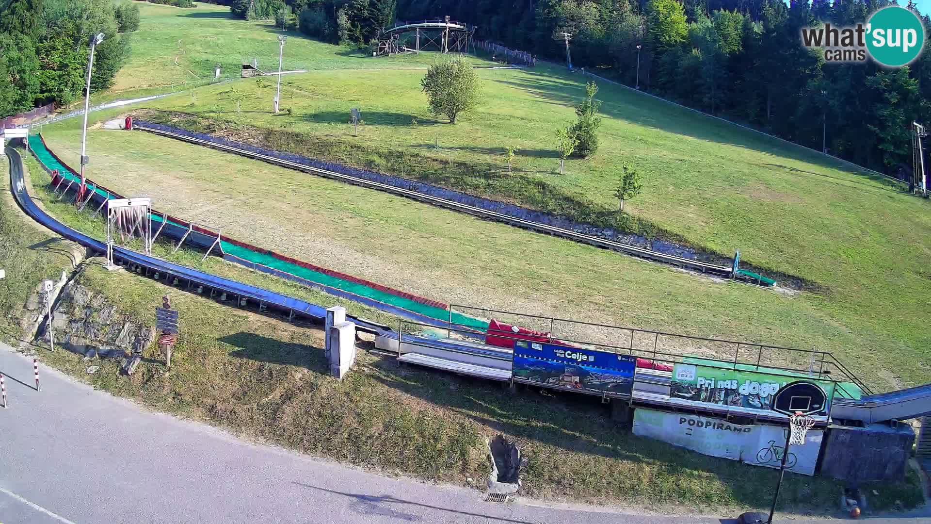 Celjska Koča – Blick vom Hotel