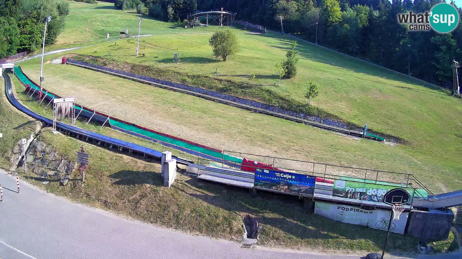 Celjska Koča – Blick vom Hotel