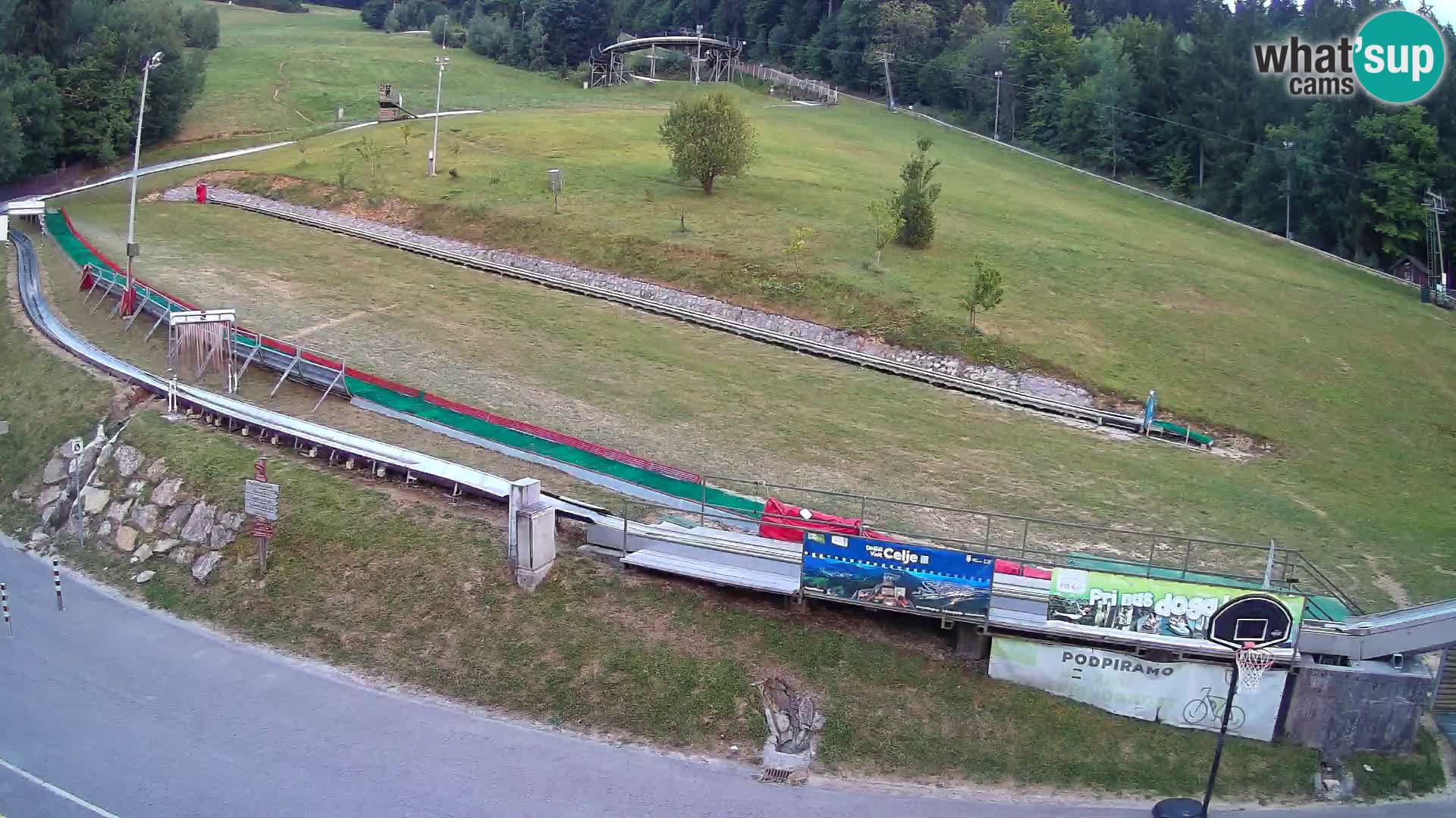 Celjska Koča – Blick vom Hotel