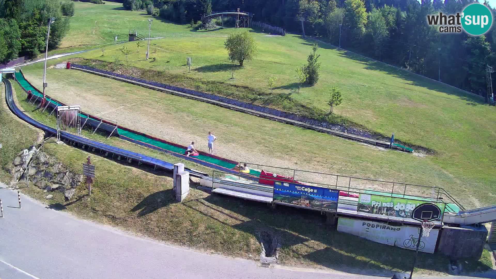 Celjska Koča – Blick vom Hotel