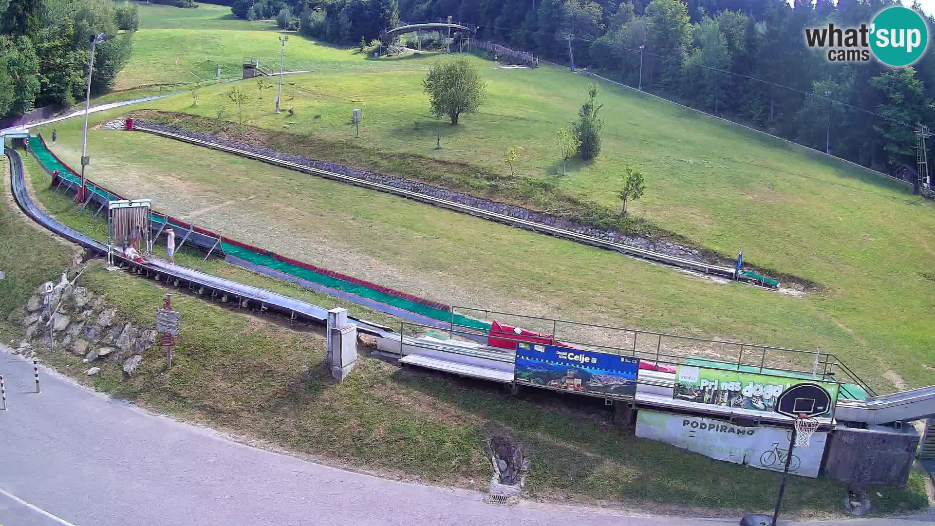 Celjska Koča – Blick vom Hotel