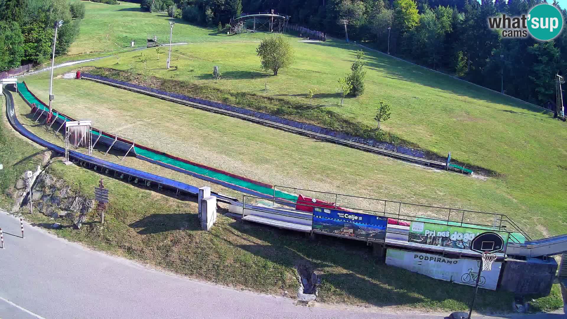 Celjska Koča – Blick vom Hotel