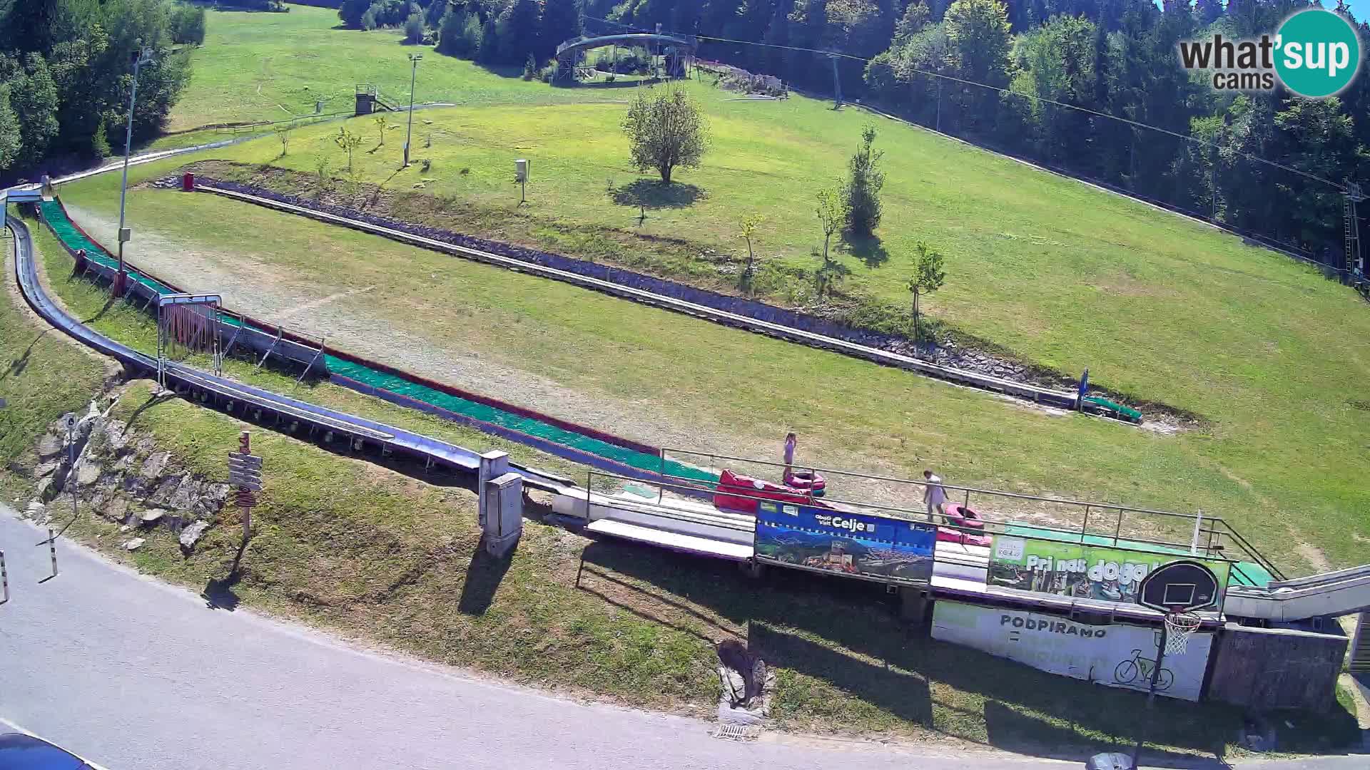 Celjska Koča – Blick vom Hotel