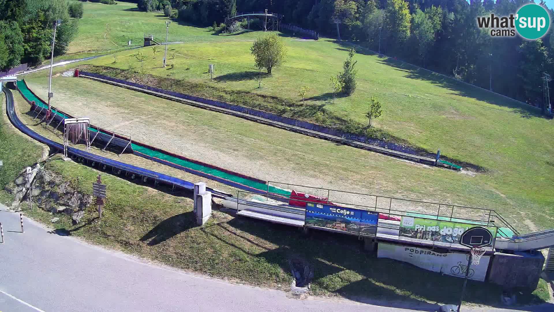 Celjska Koča – Blick vom Hotel