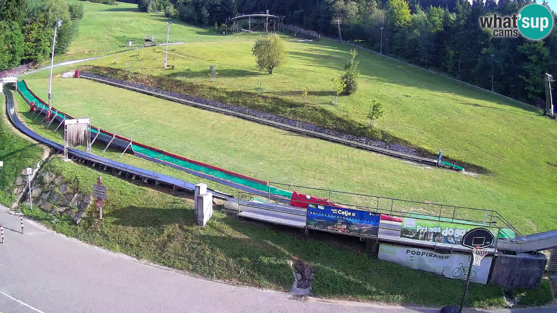 Celjska Koča – Blick vom Hotel