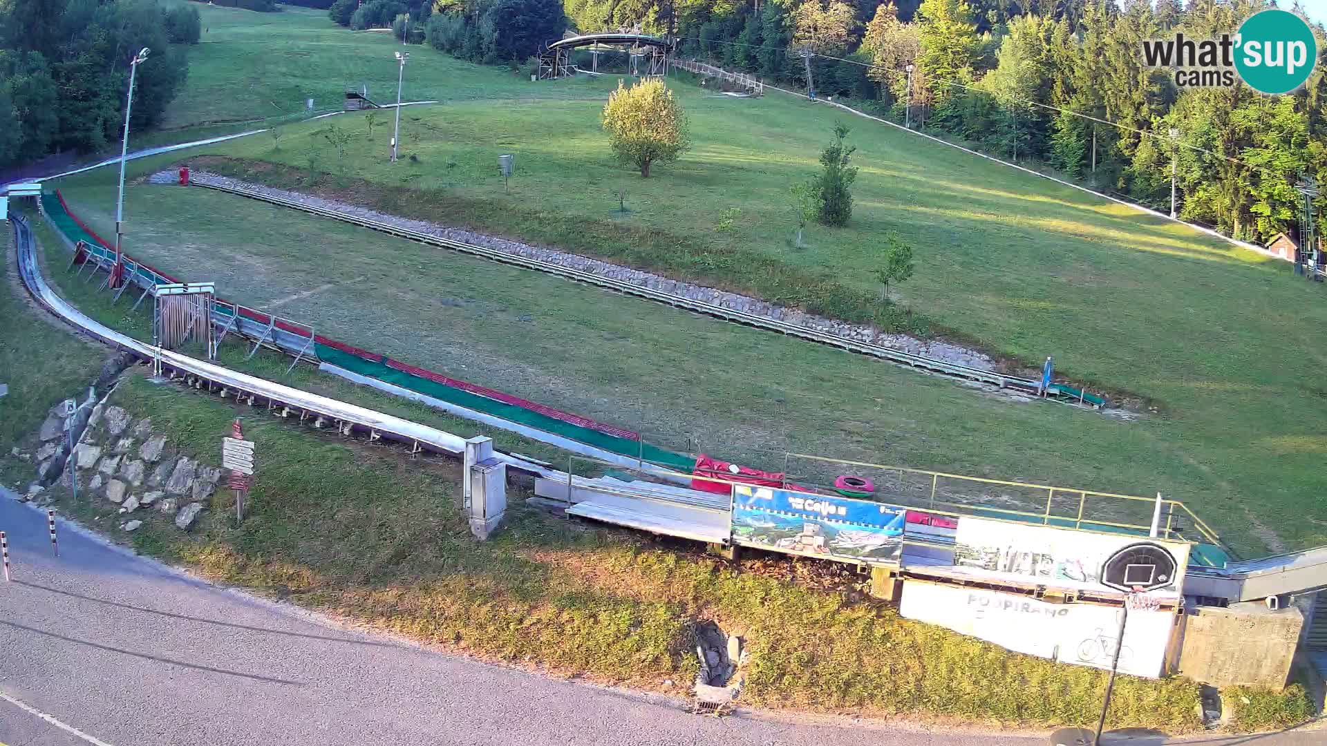 Celjska Koča – Blick vom Hotel