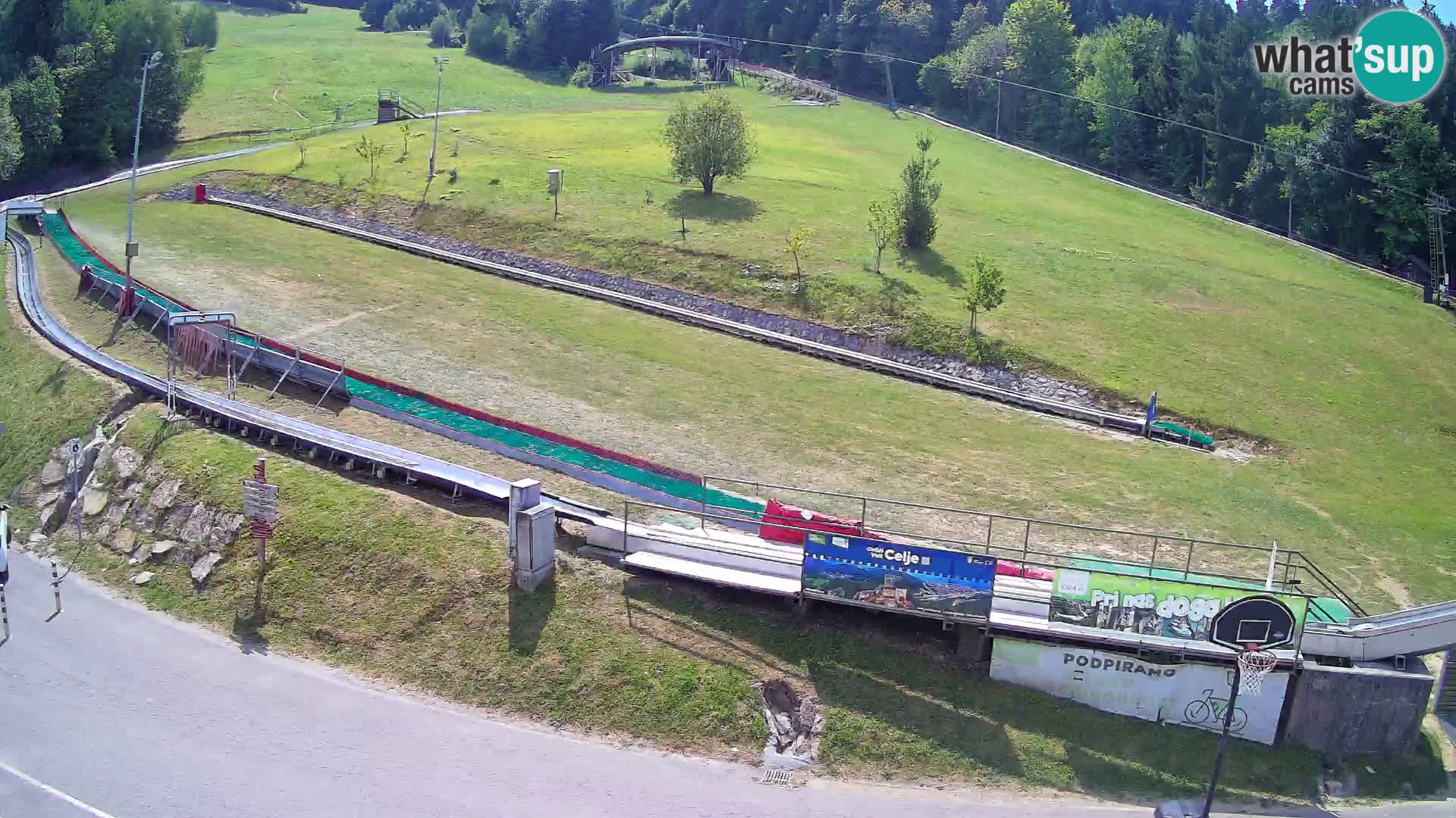 Celjska Koča – Blick vom Hotel