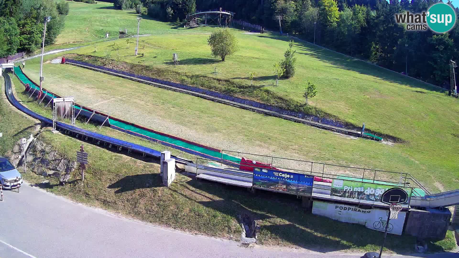 Celjska Koča – Blick vom Hotel