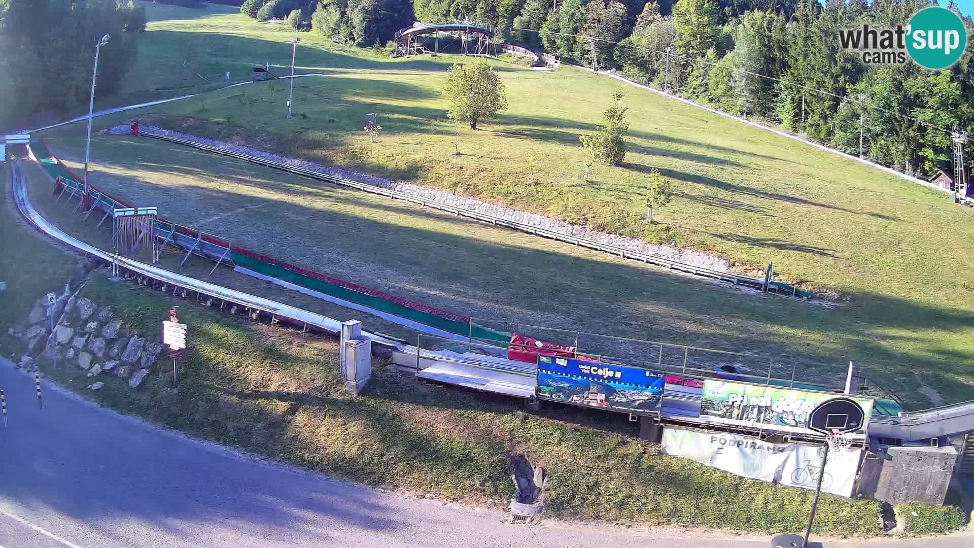 Celjska Koča – Blick vom Hotel