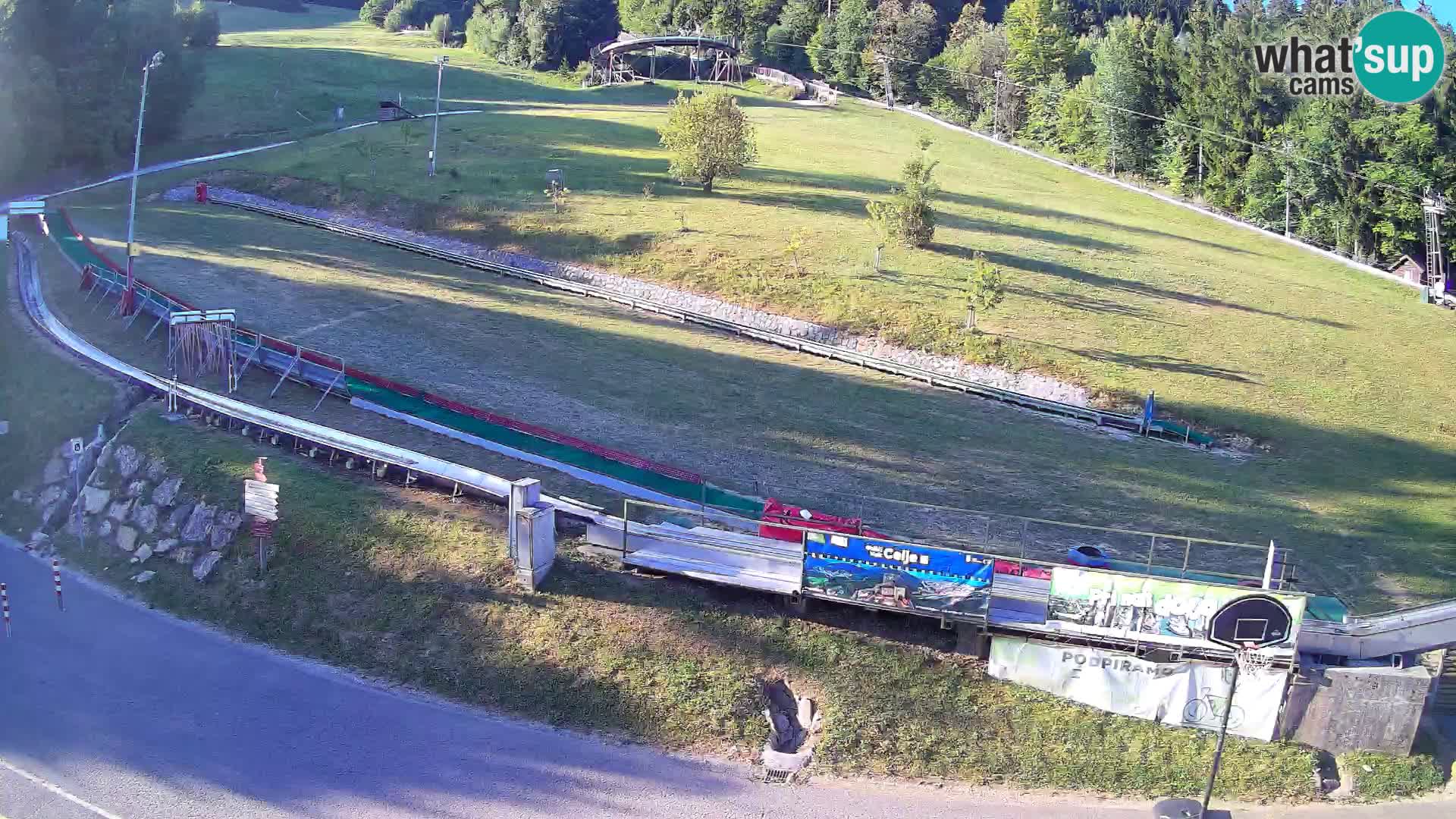 Celjska Koča – Blick vom Hotel