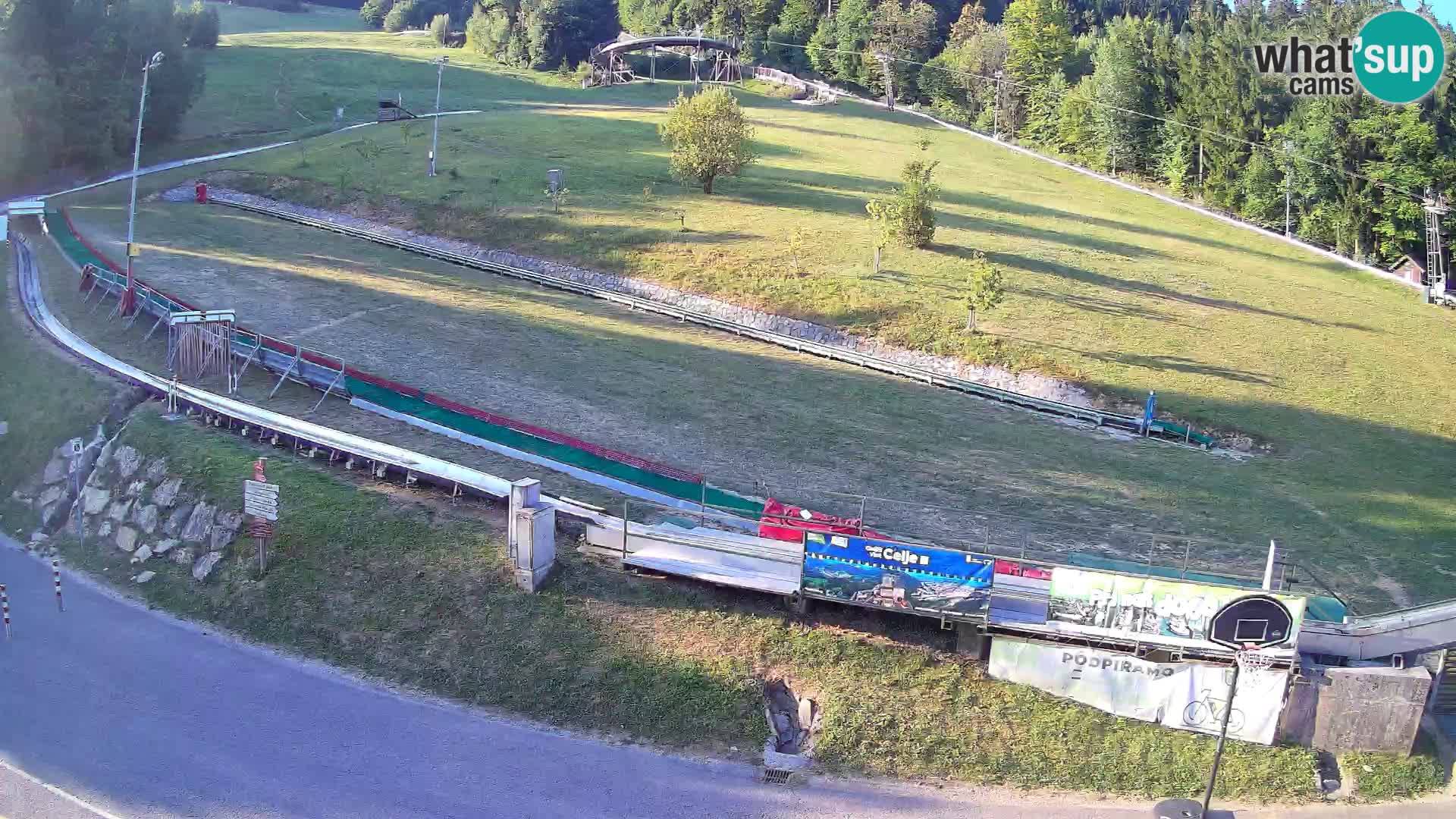 Celjska Koča – Blick vom Hotel
