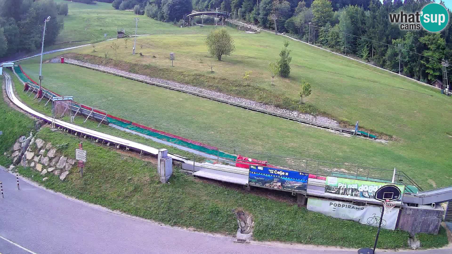 Celjska Koča – Blick vom Hotel