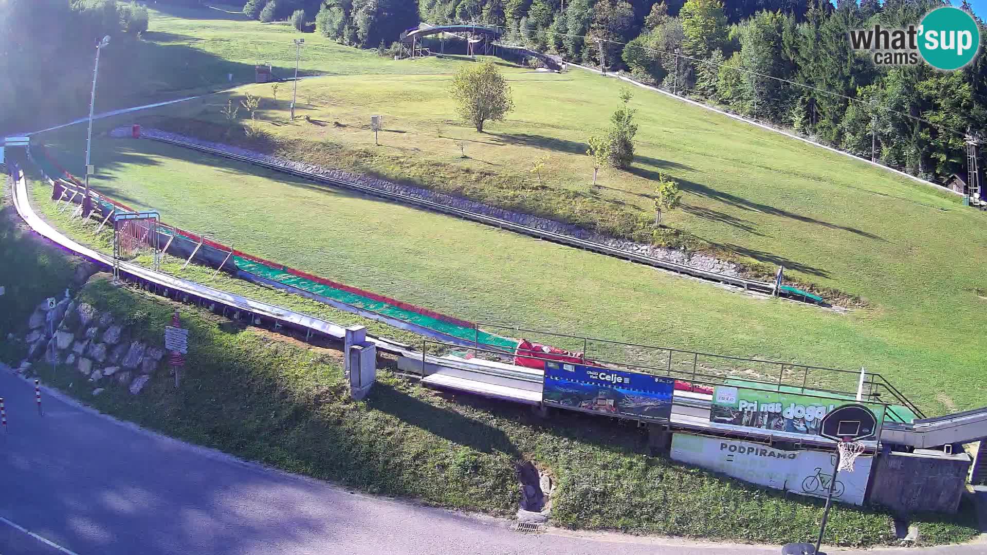 Celjska Koča – Blick vom Hotel