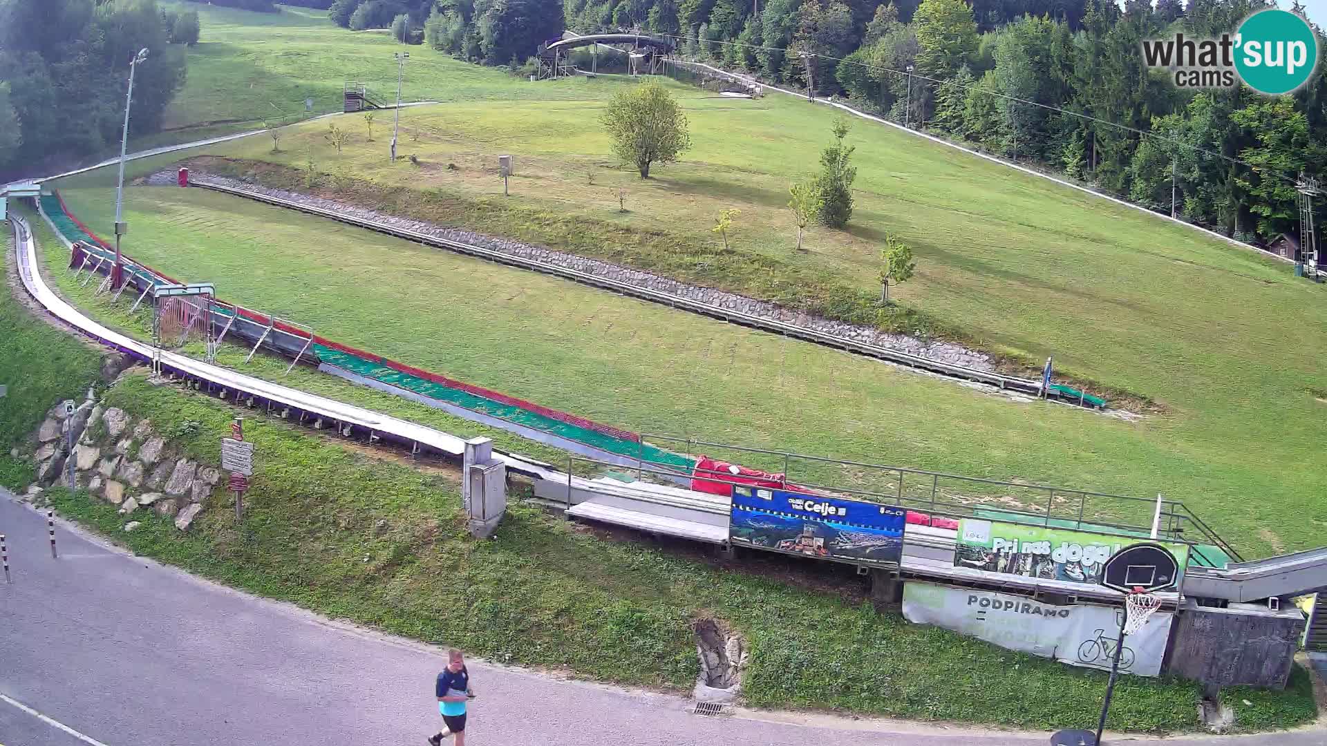 Celjska Koča – Blick vom Hotel