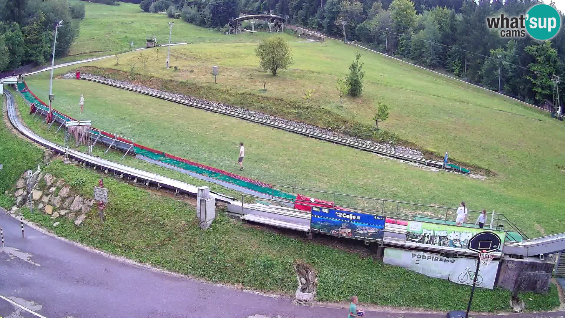 Celjska Koča – Blick vom Hotel
