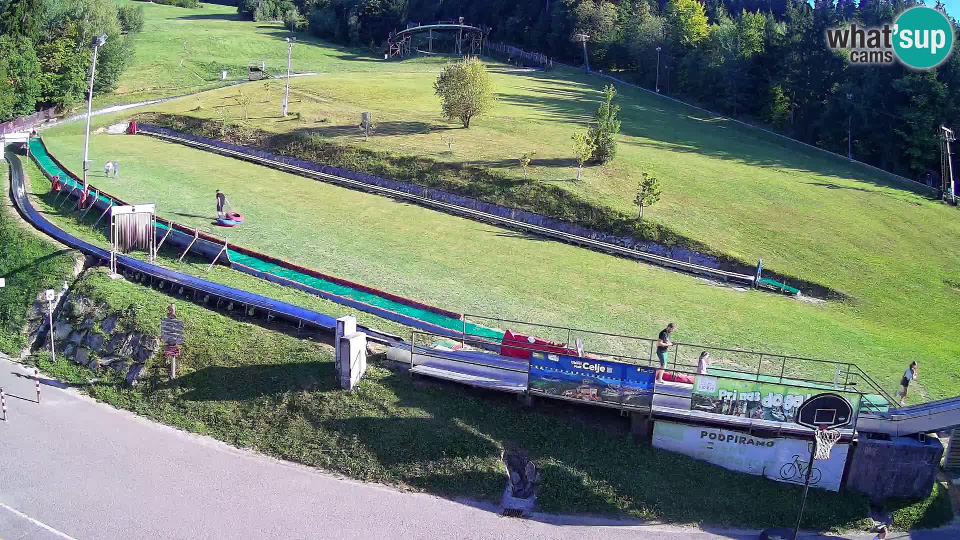 Celjska Koča – Blick vom Hotel
