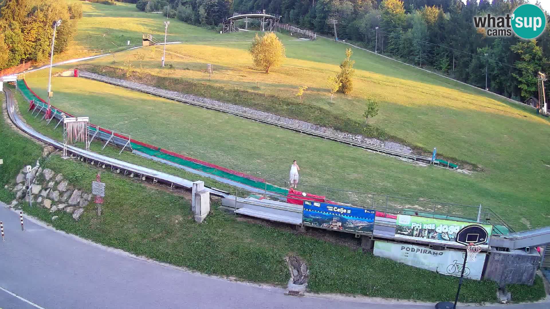 Celjska Koča – Blick vom Hotel
