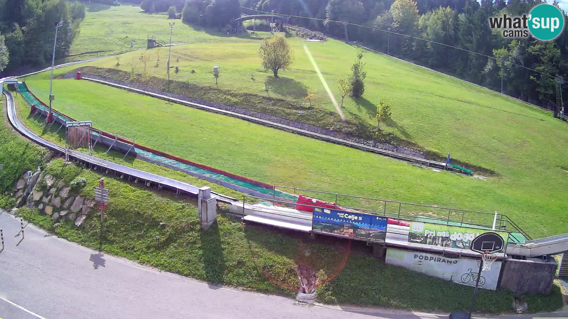 Celjska Koča – Blick vom Hotel