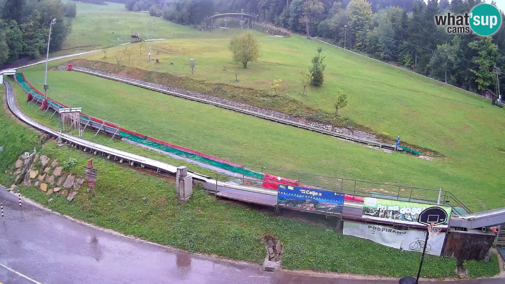 Celjska Koča – Blick vom Hotel