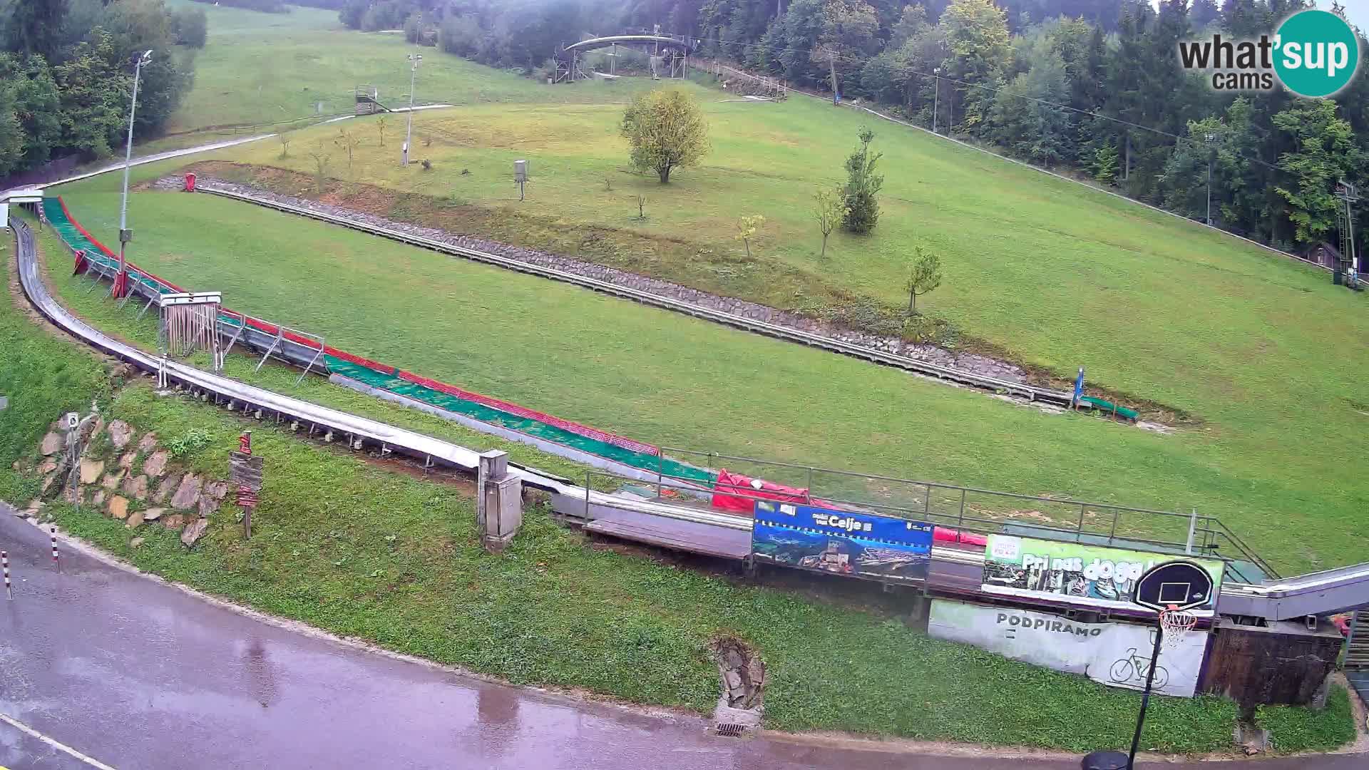 Celjska Koča – Blick vom Hotel
