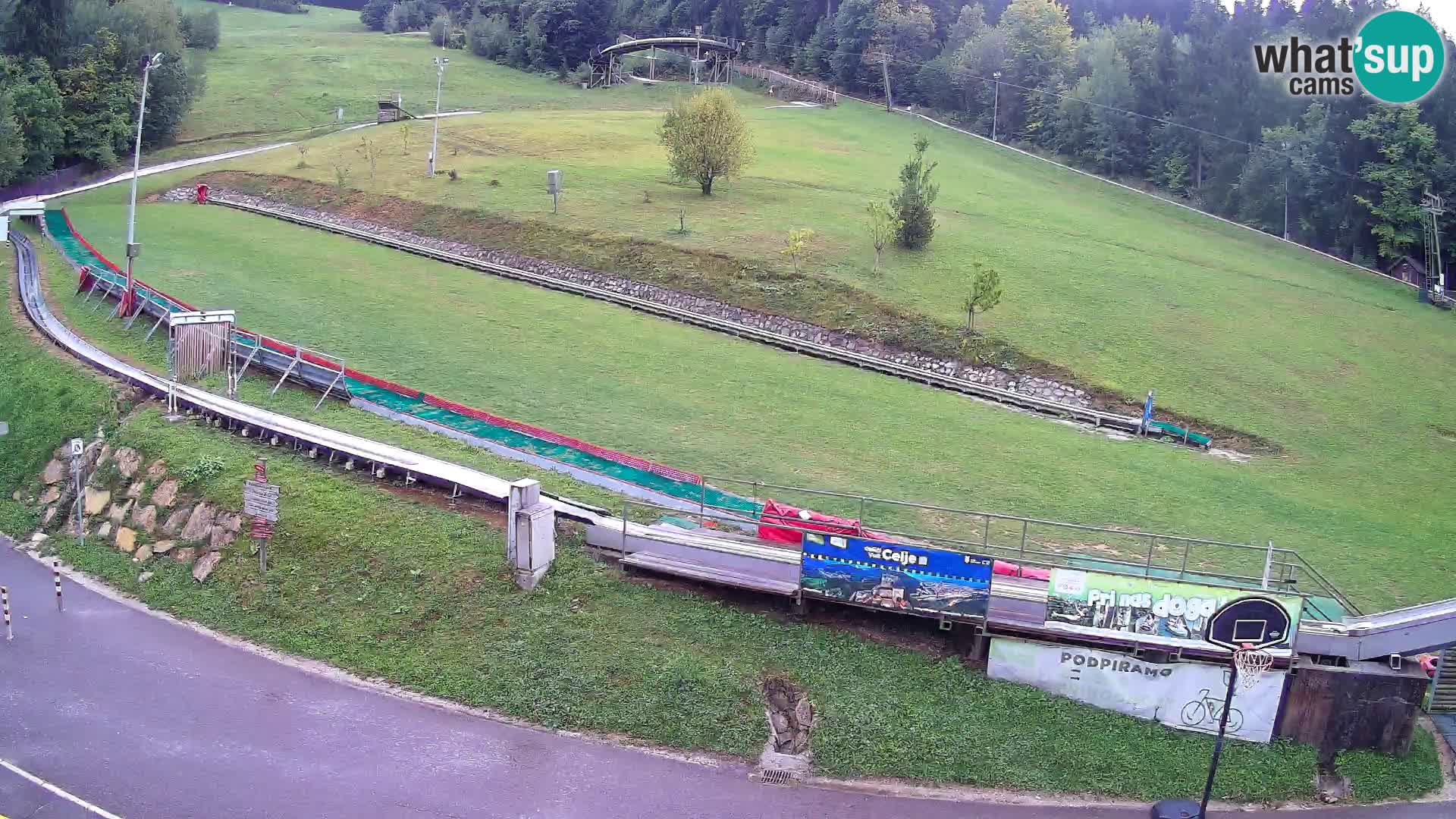 Celjska Koča – Blick vom Hotel