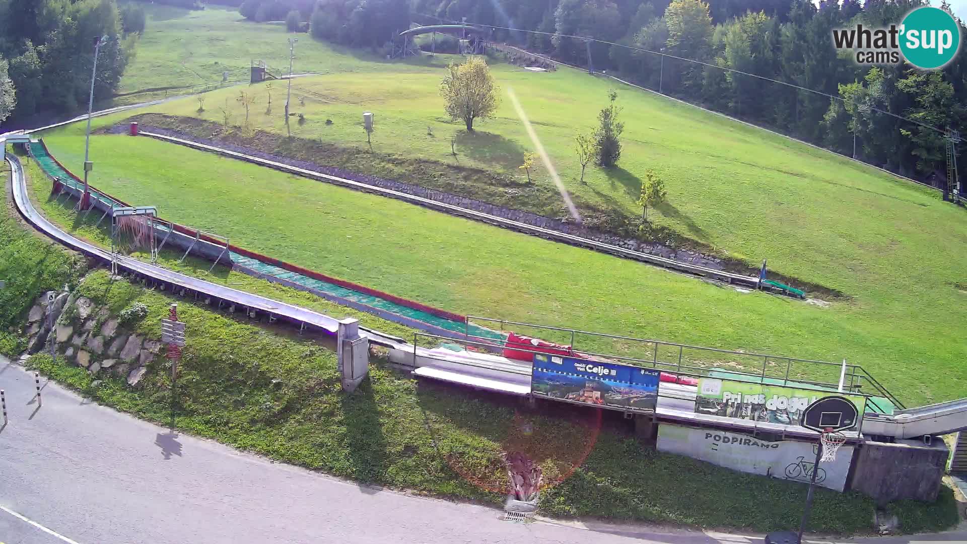 Celjska Koča – Blick vom Hotel
