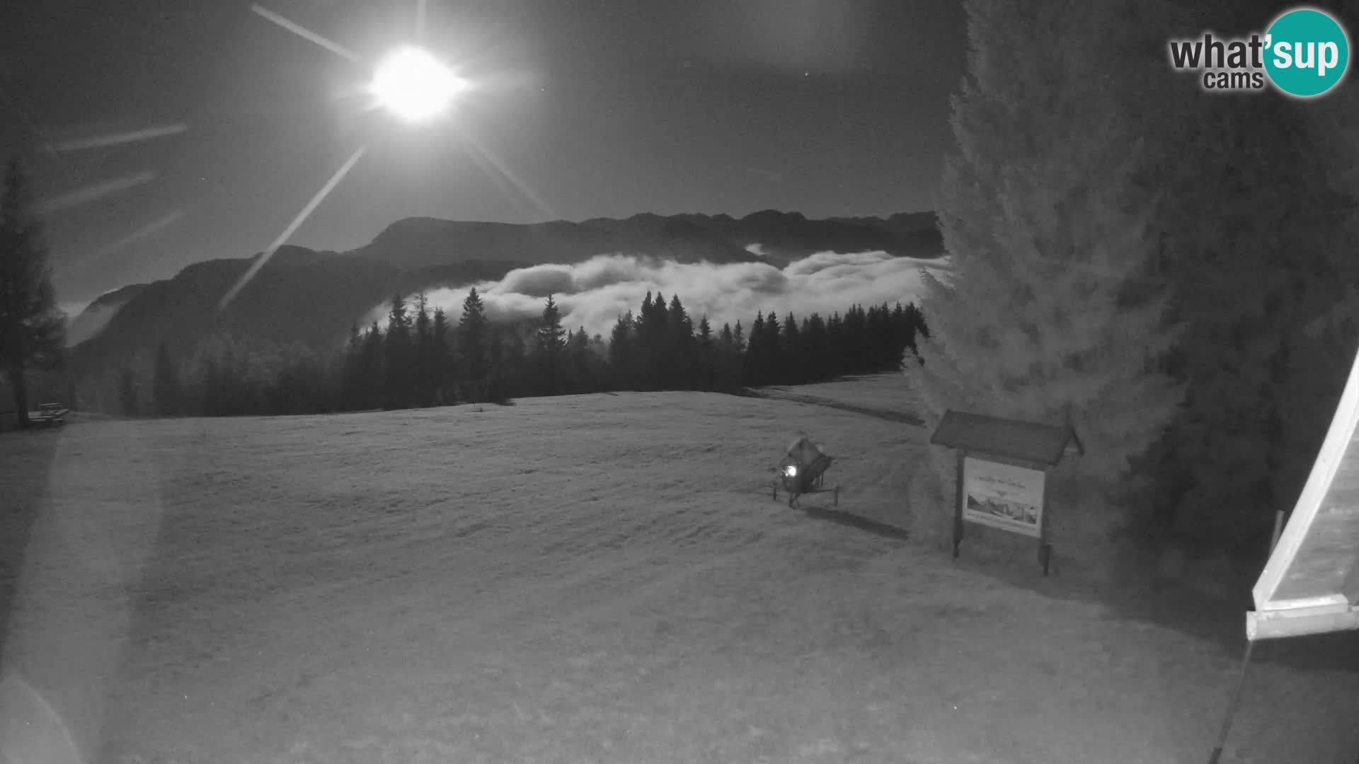 Škola skijanja Novinar – webcam skijalište Cerkno – Slovenija