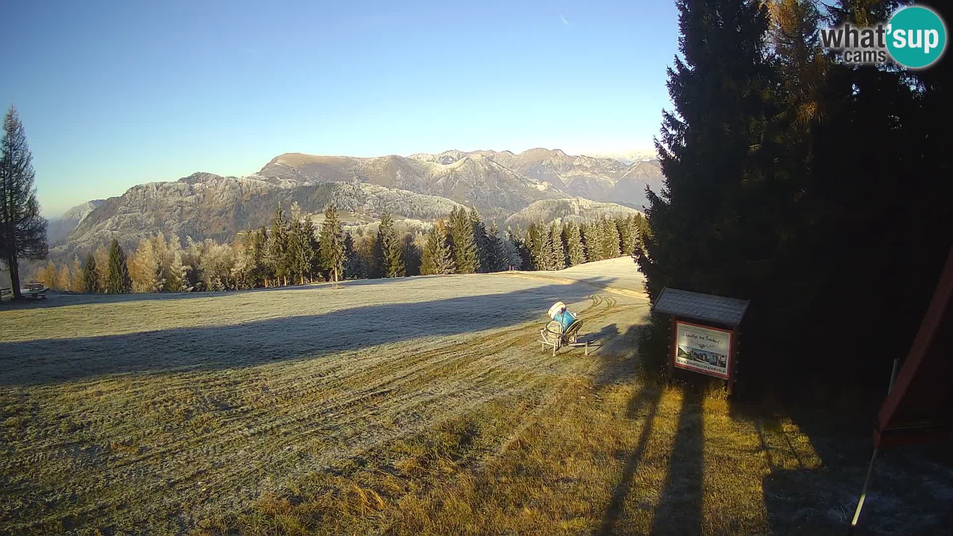 Škola skijanja Novinar – webcam skijalište Cerkno – Slovenija