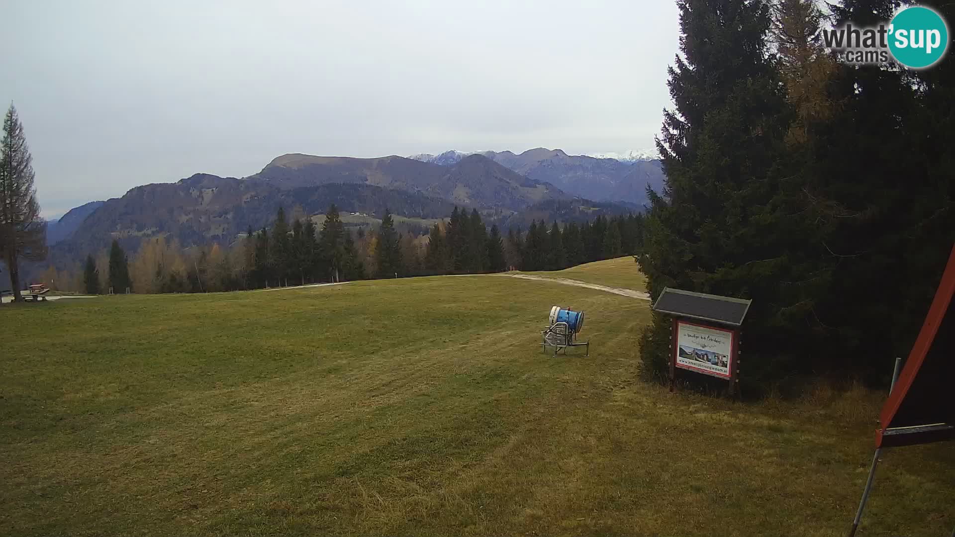 Škola skijanja Novinar – webcam skijalište Cerkno – Slovenija