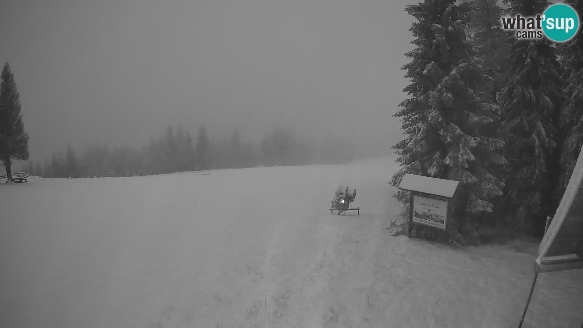 Škola skijanja Novinar – webcam skijalište Cerkno – Slovenija