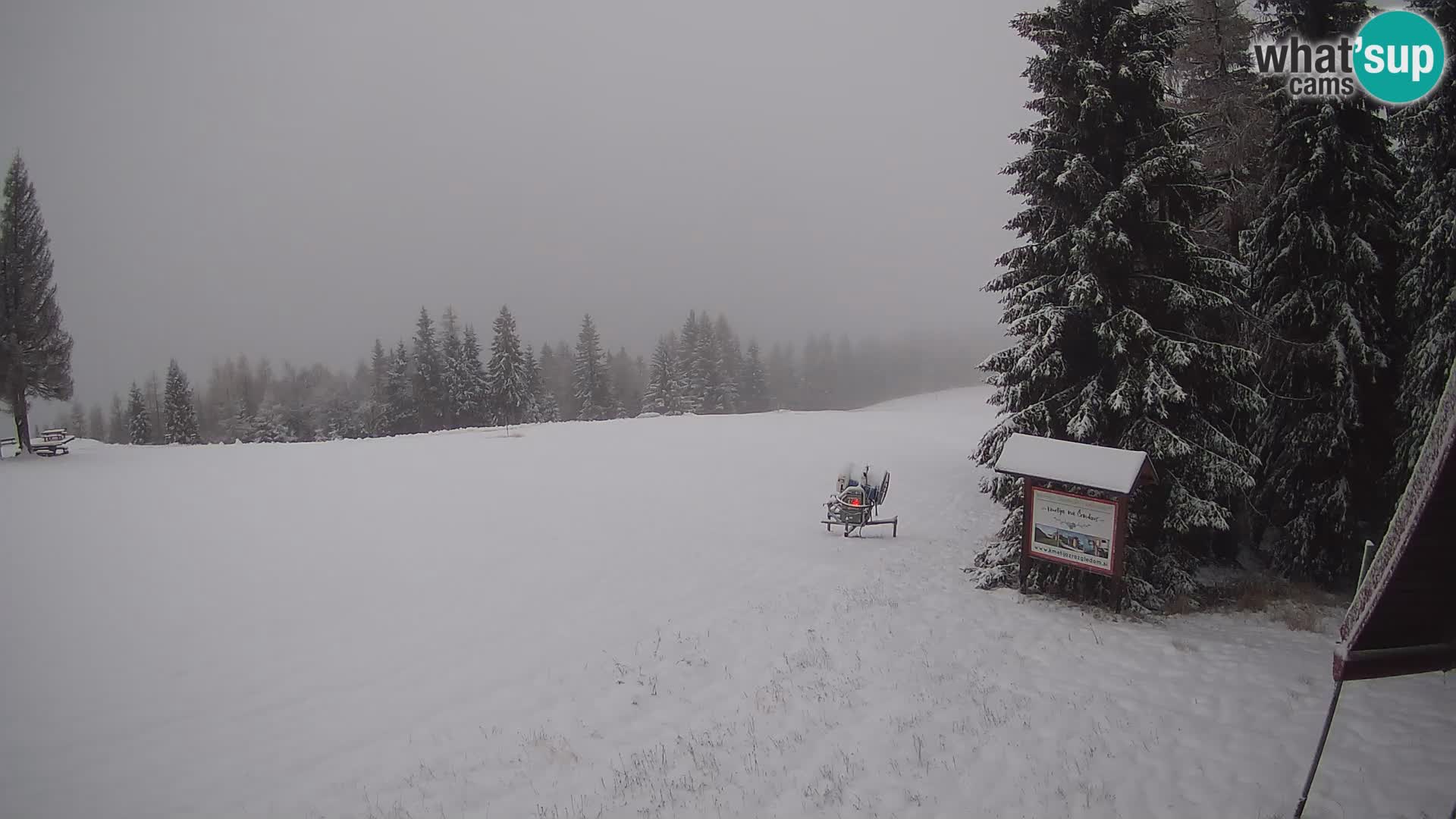 Škola skijanja Novinar – webcam skijalište Cerkno – Slovenija