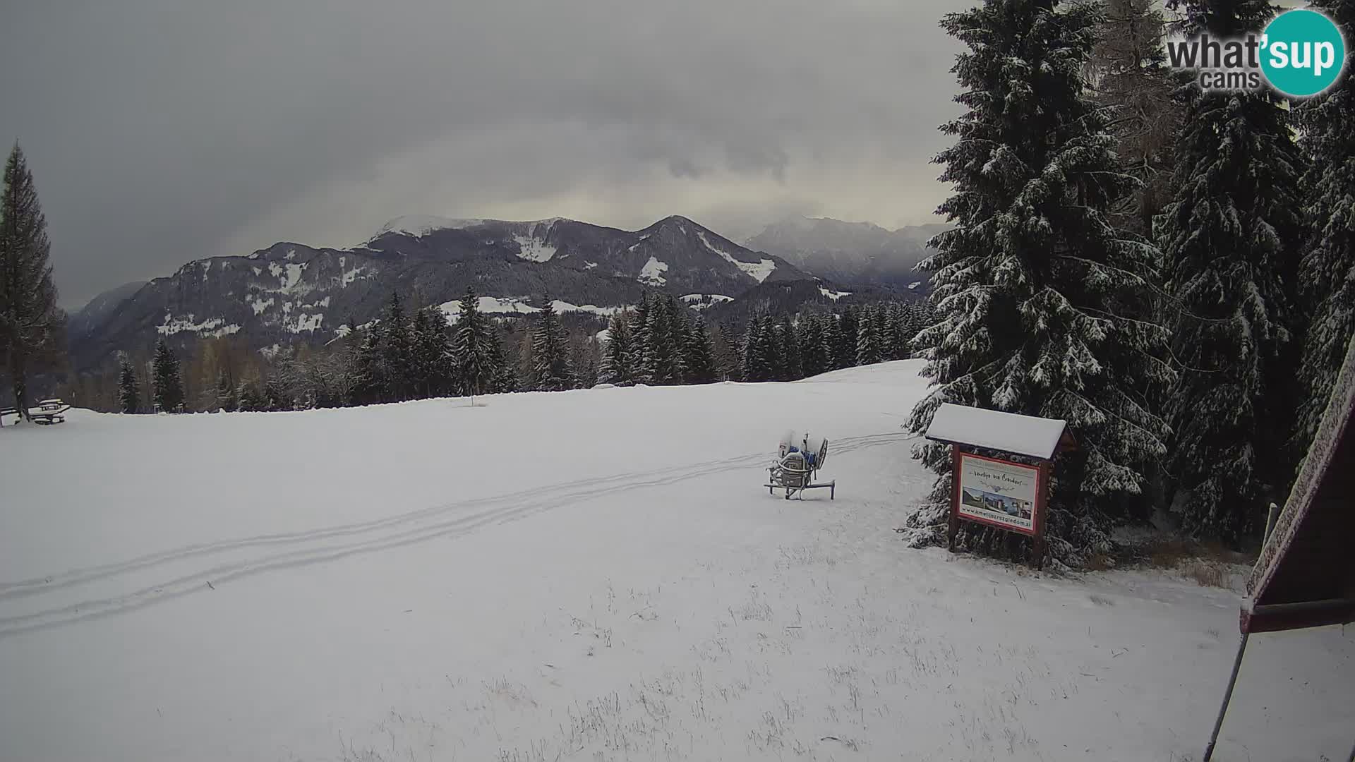 Škola skijanja Novinar – webcam skijalište Cerkno – Slovenija