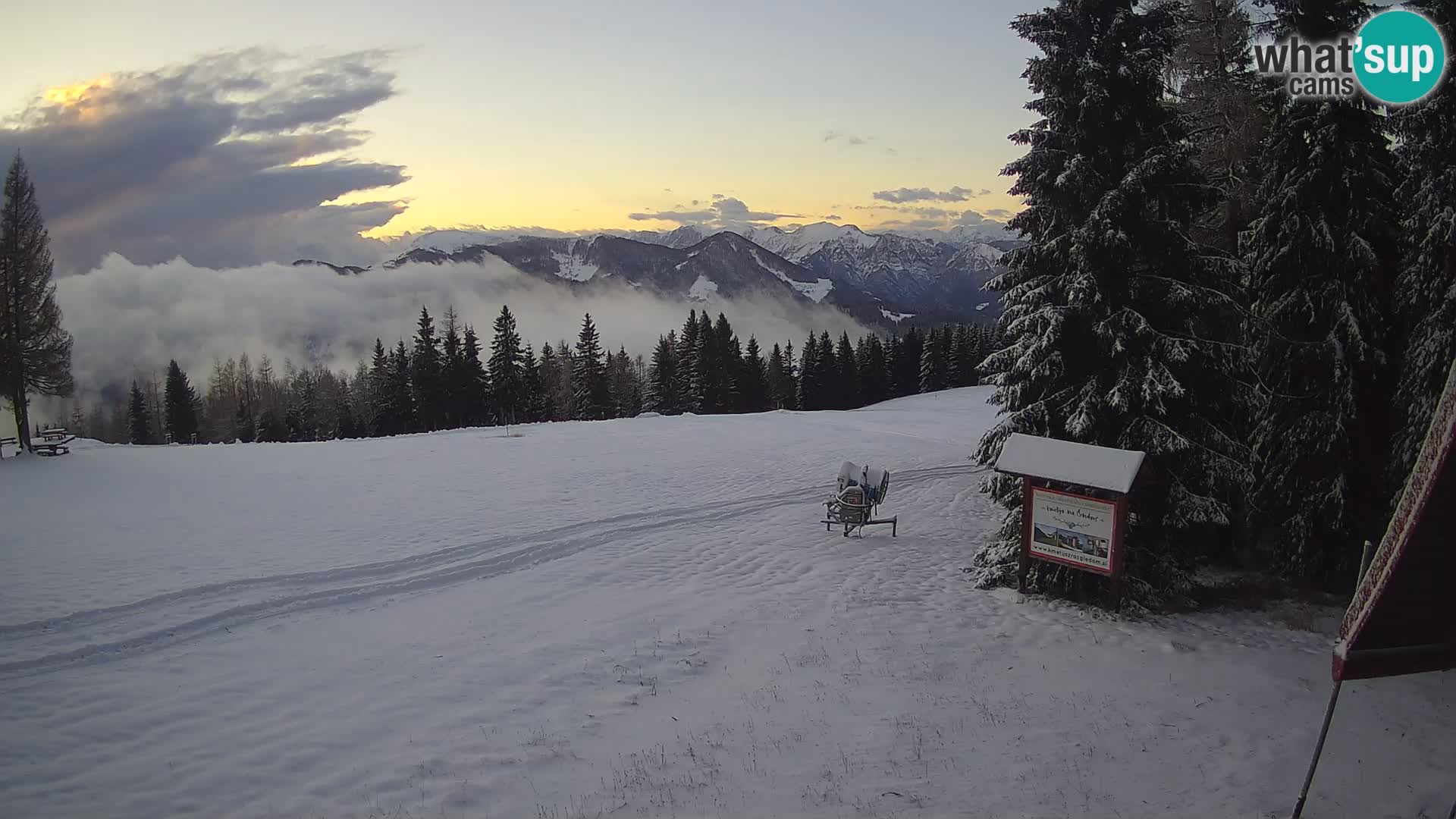 Škola skijanja Novinar – webcam skijalište Cerkno – Slovenija