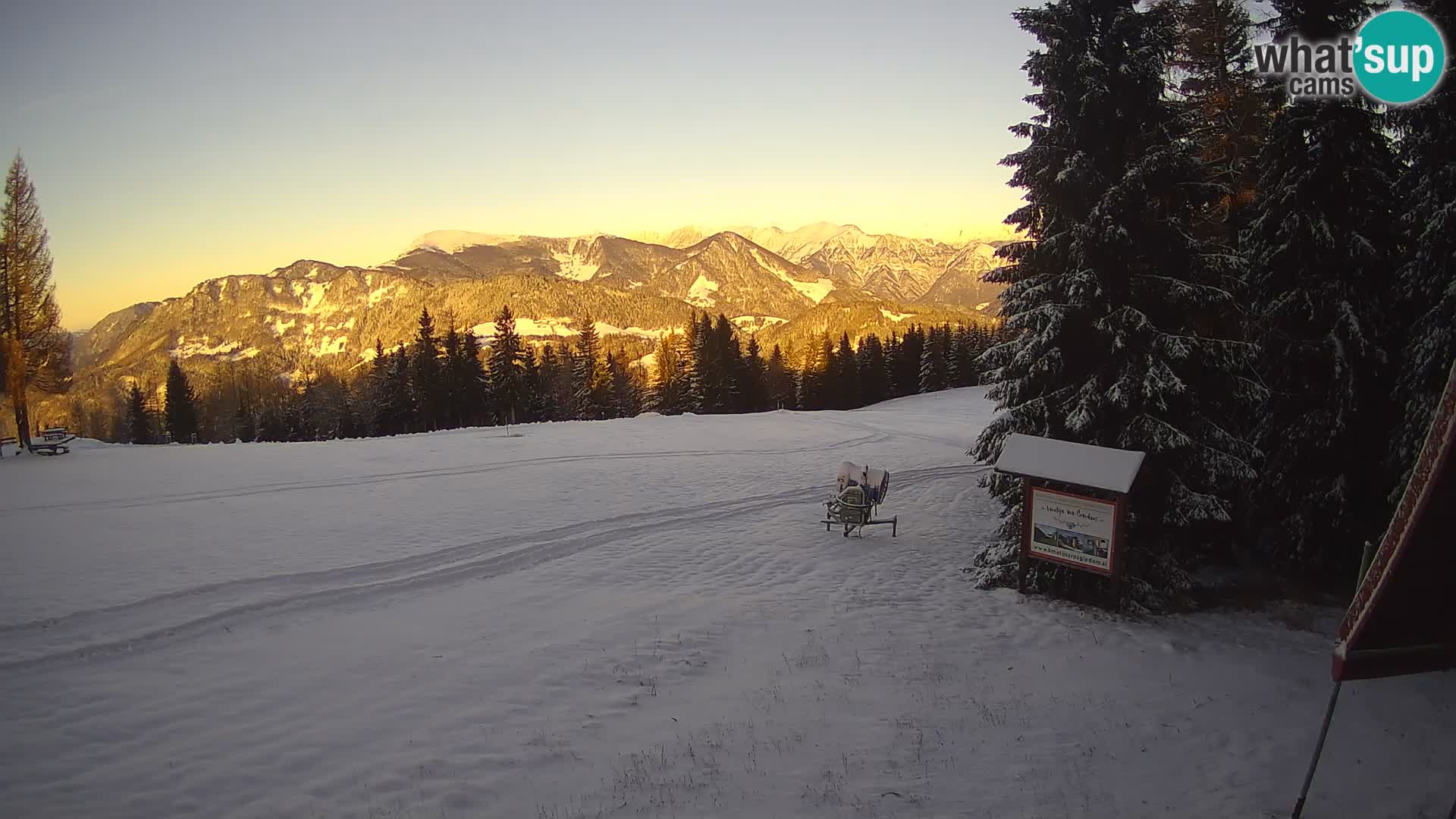 Škola skijanja Novinar – webcam skijalište Cerkno – Slovenija