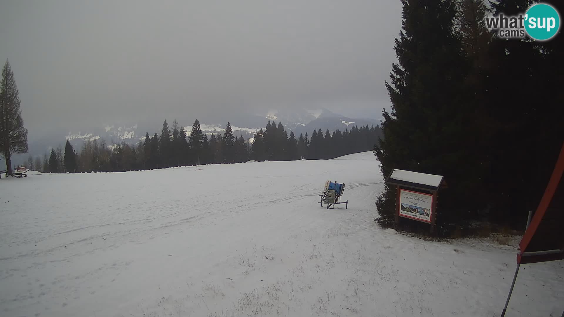 Smučarska šola Novinar – spletna kamera smučišče Cerkno