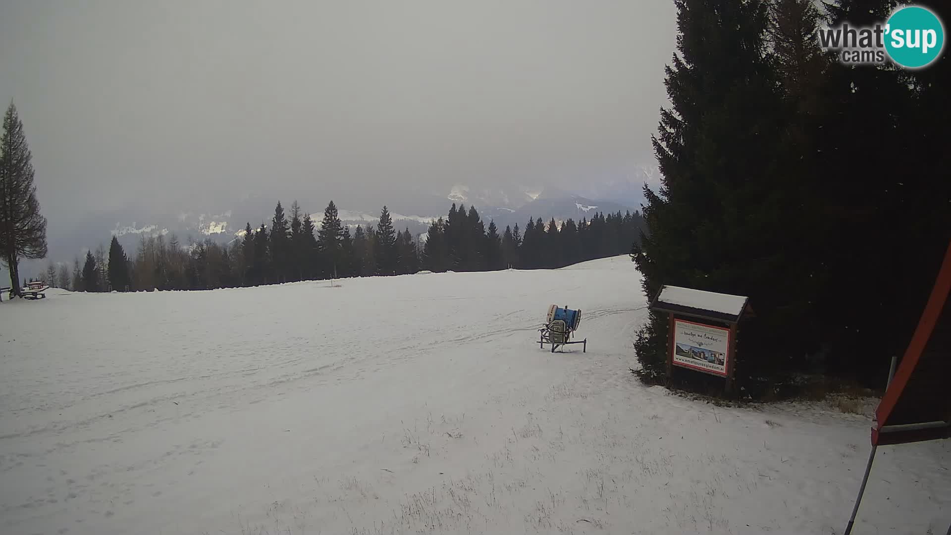 Škola skijanja Novinar – webcam skijalište Cerkno – Slovenija