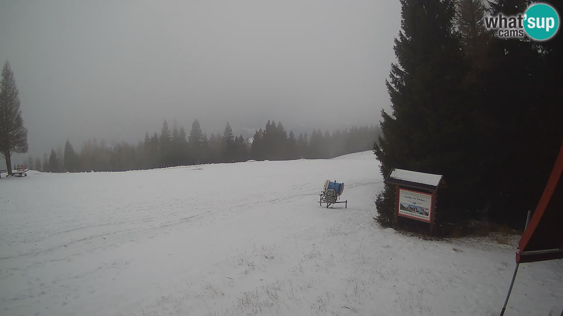 Škola skijanja Novinar – webcam skijalište Cerkno – Slovenija