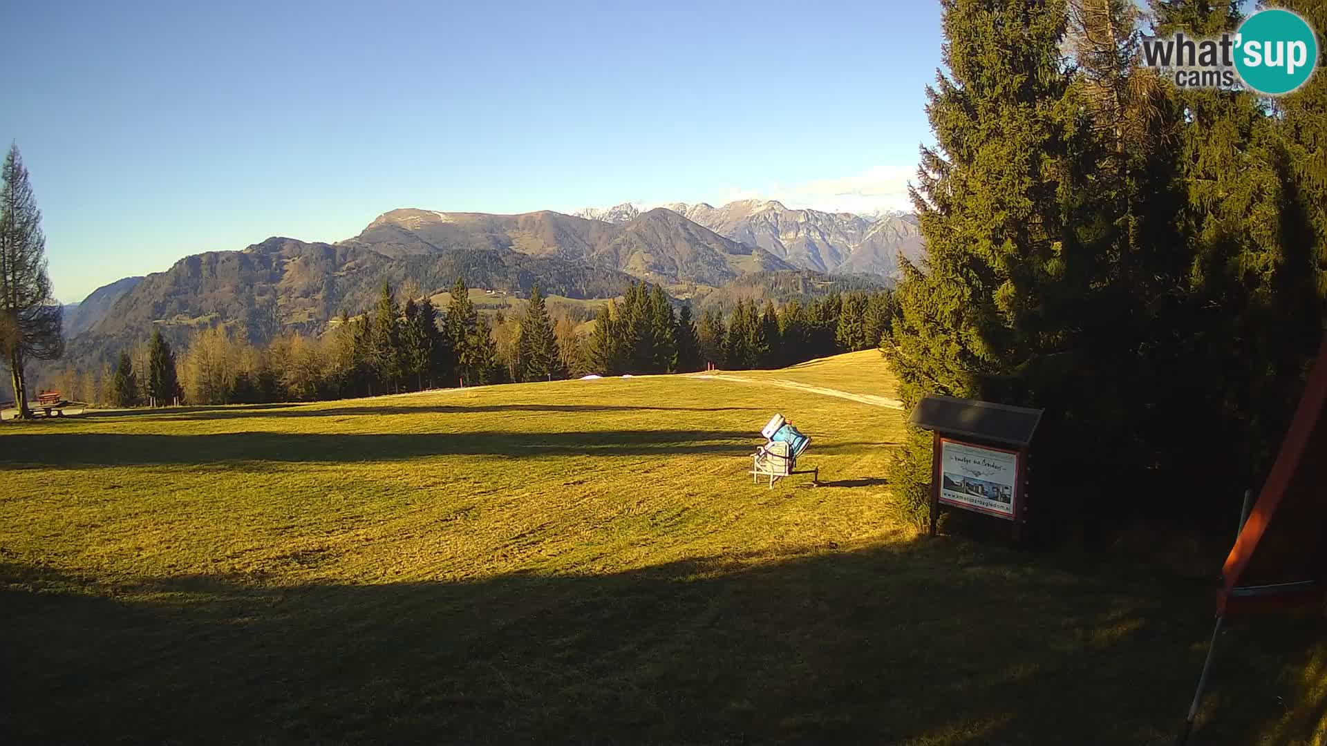 Škola skijanja Novinar – webcam skijalište Cerkno – Slovenija