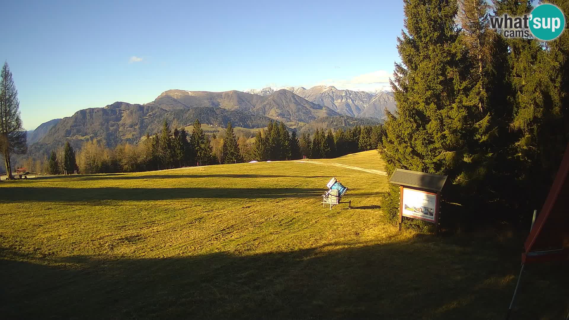 Škola skijanja Novinar – webcam skijalište Cerkno – Slovenija