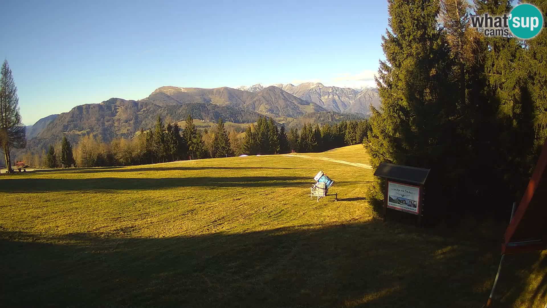 Škola skijanja Novinar – webcam skijalište Cerkno – Slovenija