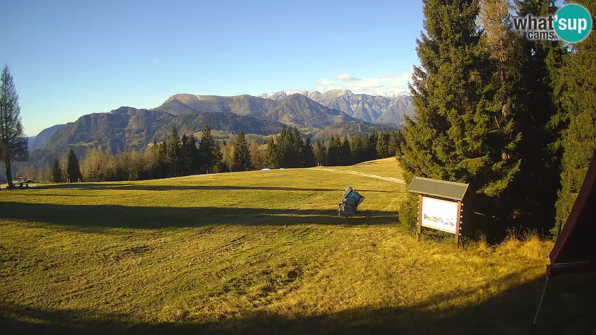 Škola skijanja Novinar – webcam skijalište Cerkno – Slovenija