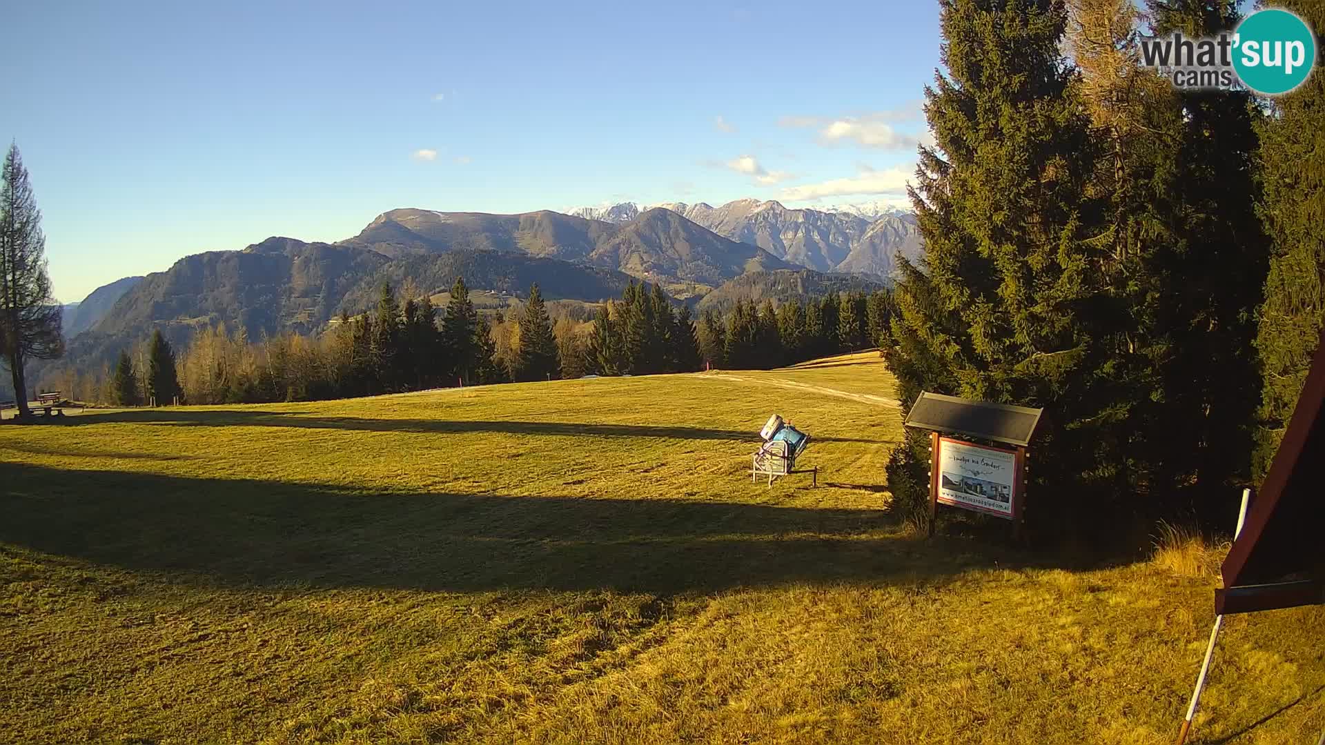 Škola skijanja Novinar – webcam skijalište Cerkno – Slovenija