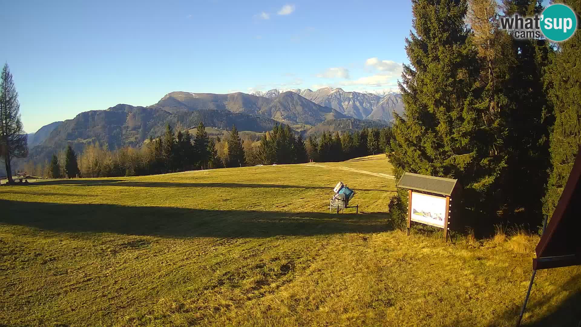 Škola skijanja Novinar – webcam skijalište Cerkno – Slovenija