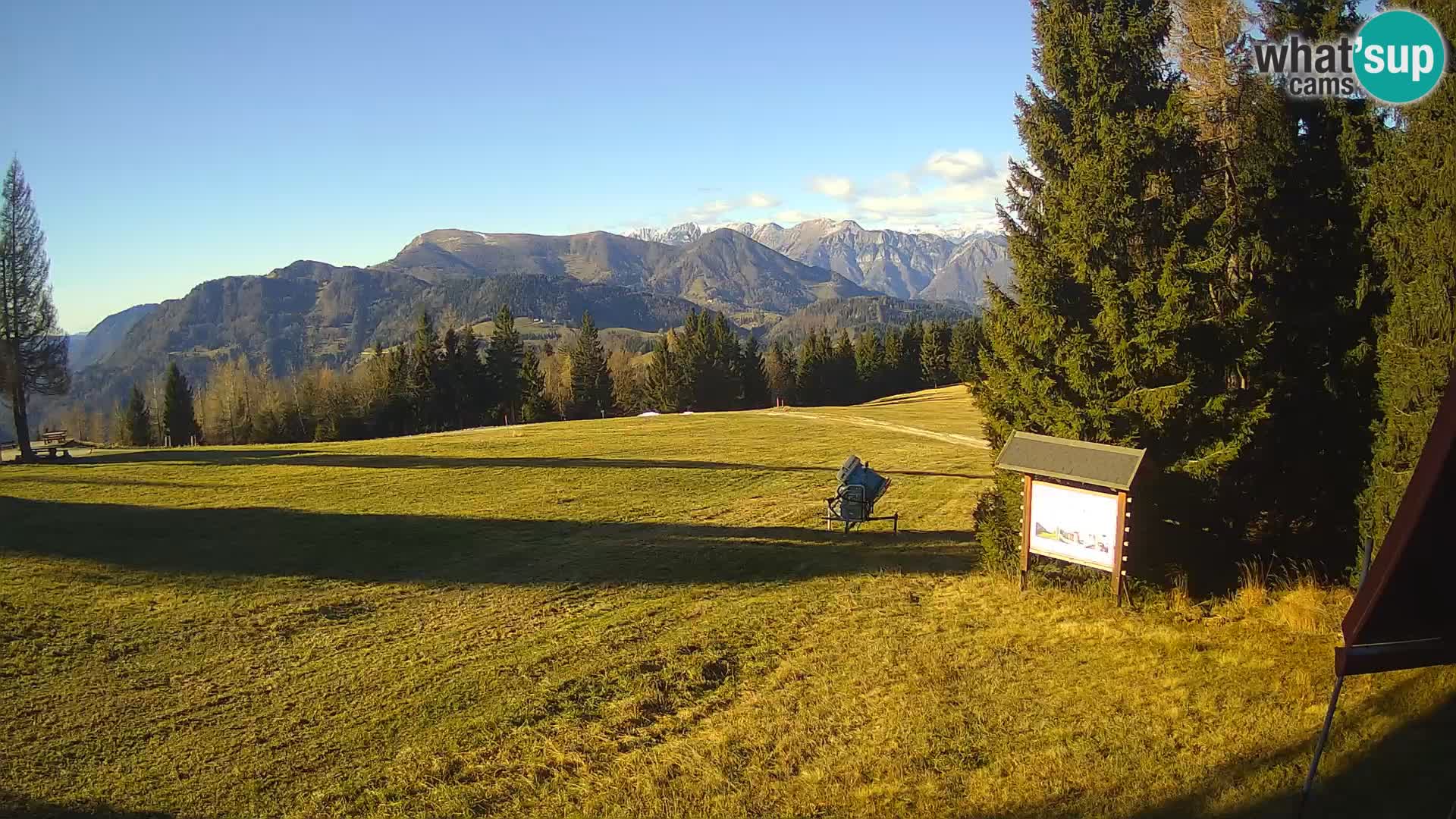 Škola skijanja Novinar – webcam skijalište Cerkno – Slovenija