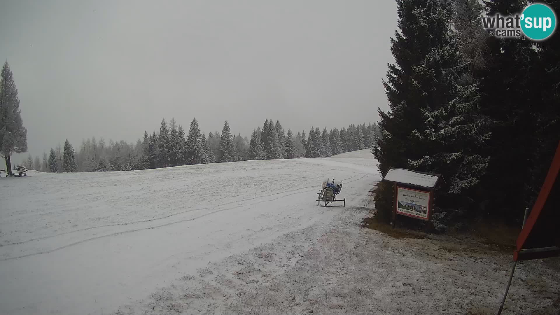 Škola skijanja Novinar – webcam skijalište Cerkno – Slovenija